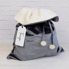  Luxurious soft velvet Santa sack designed for holiday traditions.