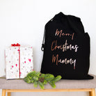 Display of Merry Christmas personalised Santa sacks, ideal for creating holiday traditions.