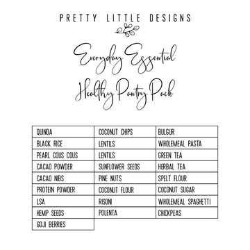 Essential Pantry Label Packs